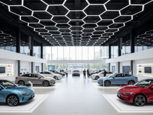 Automotive Showroom Lighting That Flatters Surfaces and Finishes