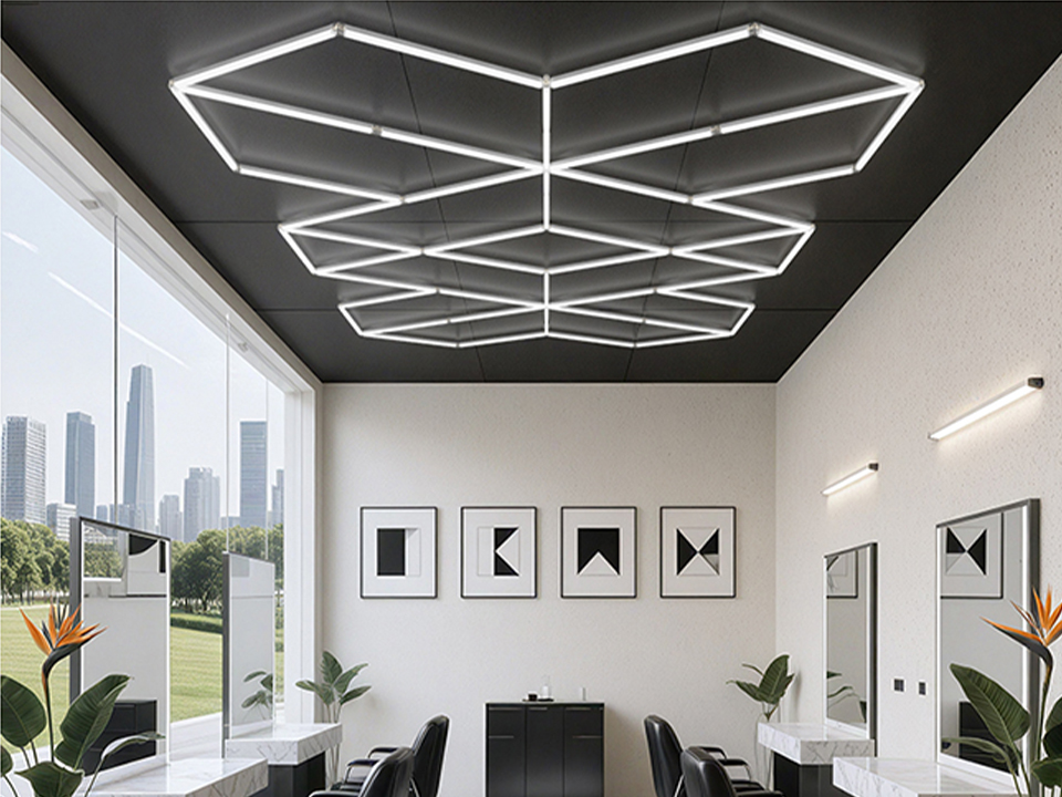 Transition Space Lighting That Avoids the Cave Effect in Hallways