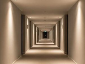 Corridor Lighting Design for Better Comfort and Vertical Clarity