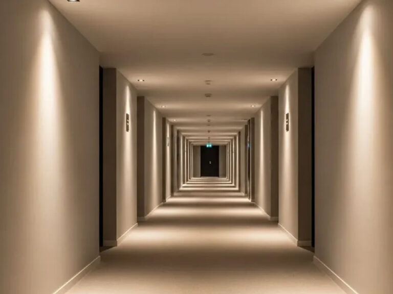 Corridor Lighting Design for Better Comfort and Vertical Clarity