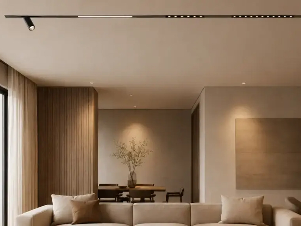Magnetic Track for Design Forward Commercial Interior Projects