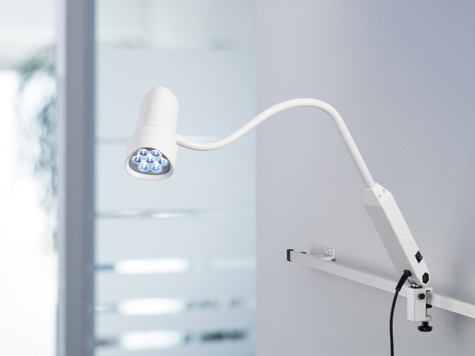 Medical Office Exam Lighting with Better Task and Ambient Balance