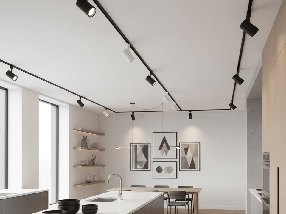 Retail Track Lighting Layouts for Flexible Merchandising Displays
